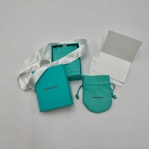 Brand New Tiffany & Co. Blue Jewelry Gift Box Set